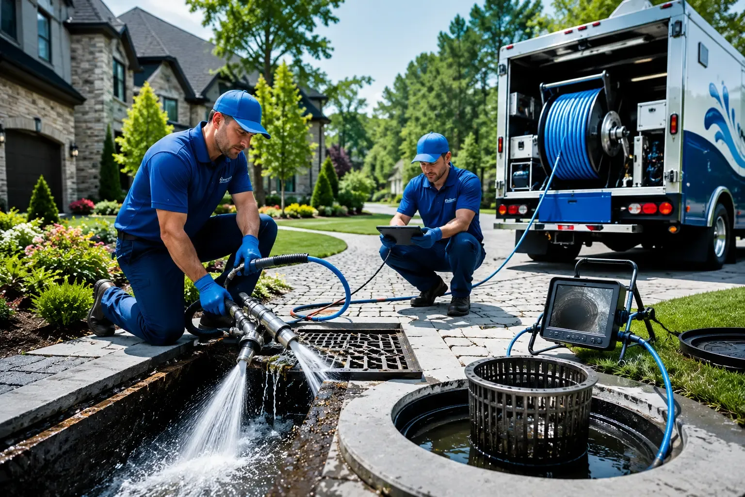 Local outdoor drain cleaning professionals in West York, IL